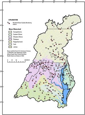 Estimation Bias in Water-Quality Constituent Concentrations and Fluxes: A Synthesis for Chesapeake Bay Rivers and Streams